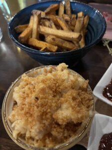 Chipotle Mac and Cheese & French Fries