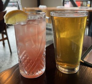 Blush and Bashful & Draft Beer