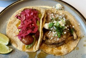 Shrimp Taco & Pollo En Salsa Verde